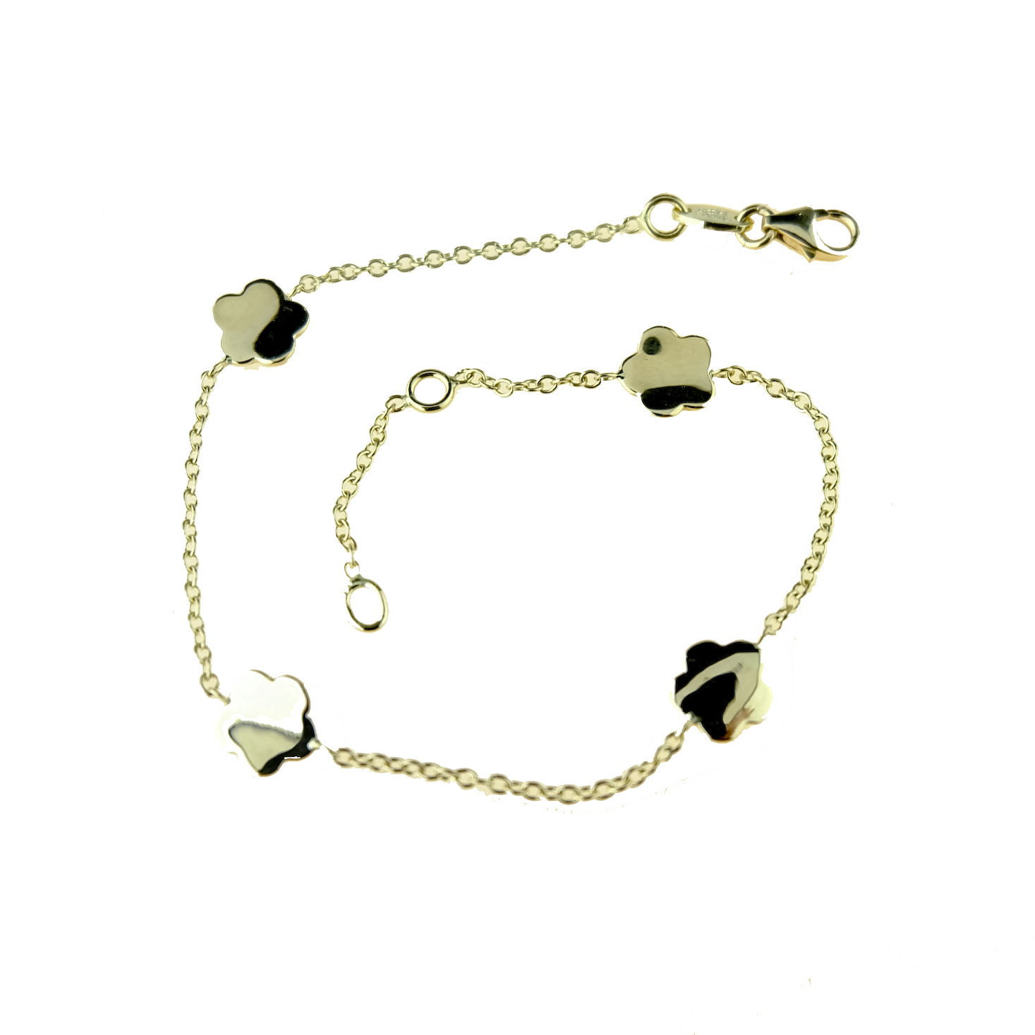 bracciale-con-fiori-a-piastra-ondulati