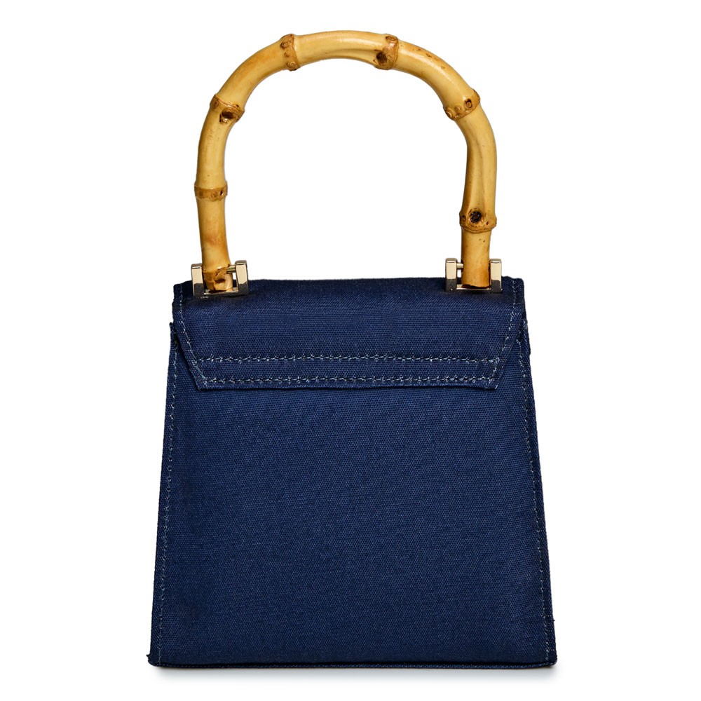  Wolf Small Bag with Navy Bird Print - Navy Bird Print - WOLF