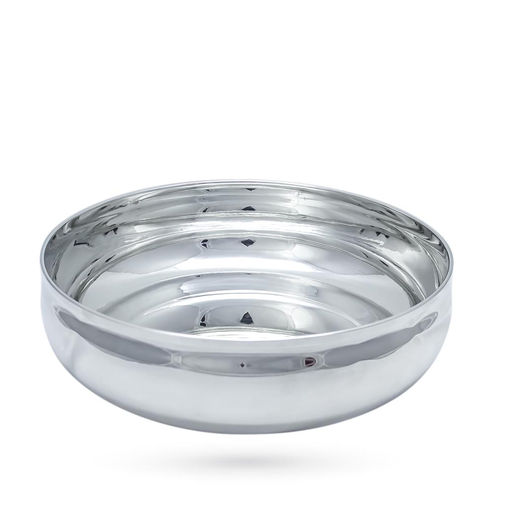 Ciotola rotonda in argento lucido Ø24cm - SCHIAVON