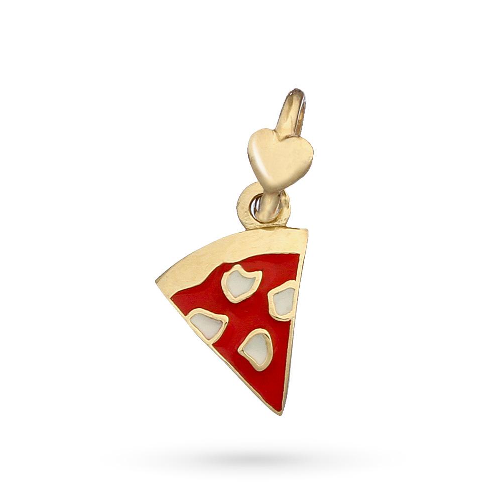 Ciondolo Pizza Dodo Mariani in oro giallo 9kt - DODO MARIANI
