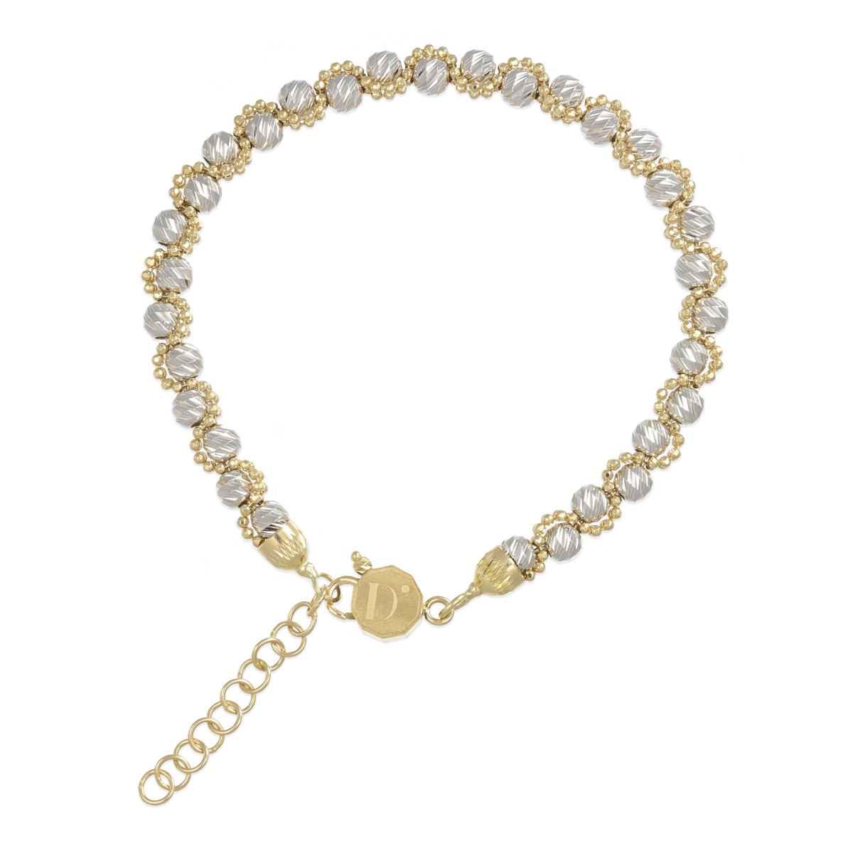 bracciale-catena-di-sfere-intrecciate