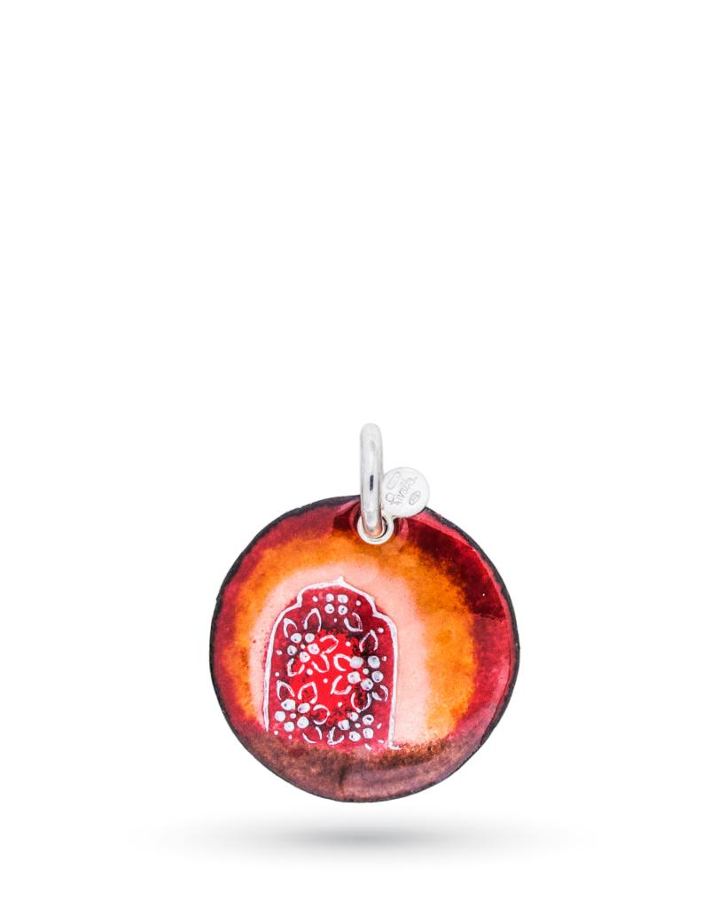 925 sterling silver and copper Gabriella Rivalta pendant Heart Door SMALL - GABRIELLA RIVALTA