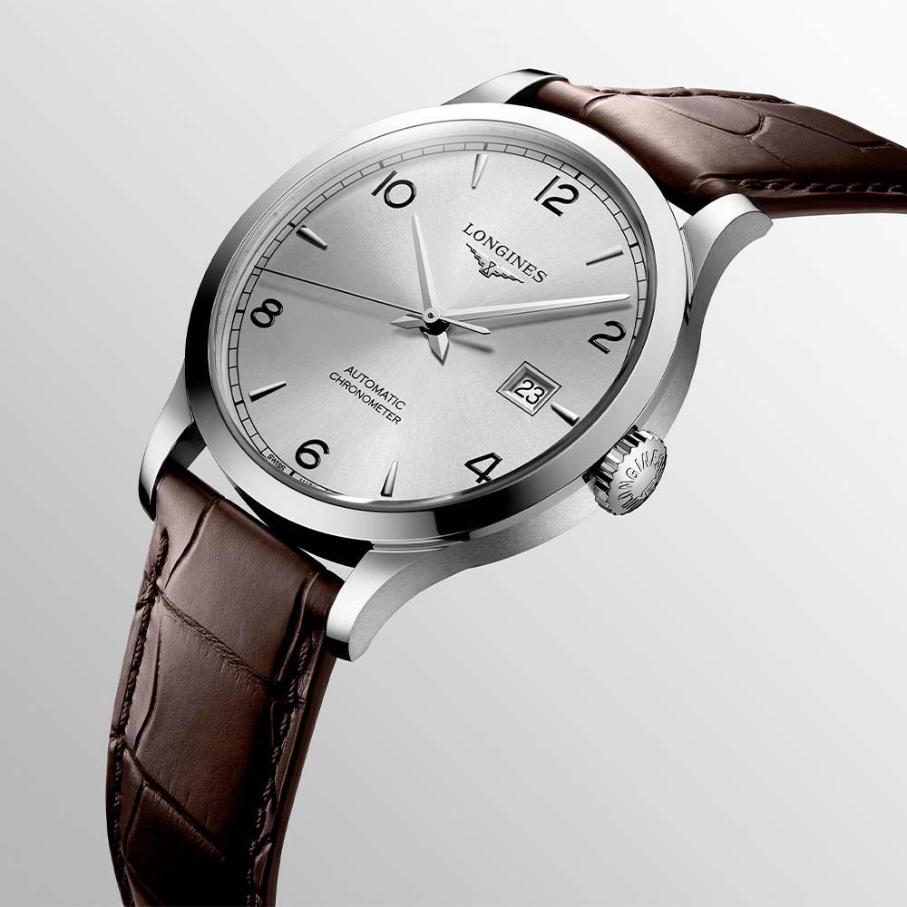  Longines Record L2.821.4.76.2 Automatic 40.00 mm - LONGINES