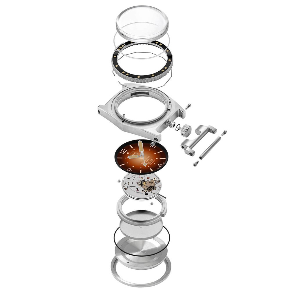  ZRC 1904 Grands Fonds Tropical GF42215 41,5 mm - ZRC 1904