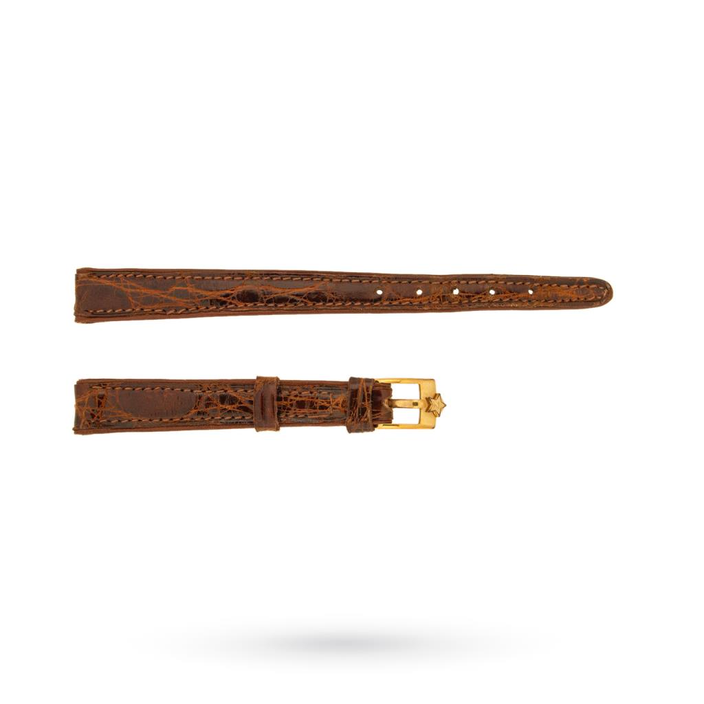Original Zenith brown crocodile strap 10-8mm with star buckle - ZENITH
