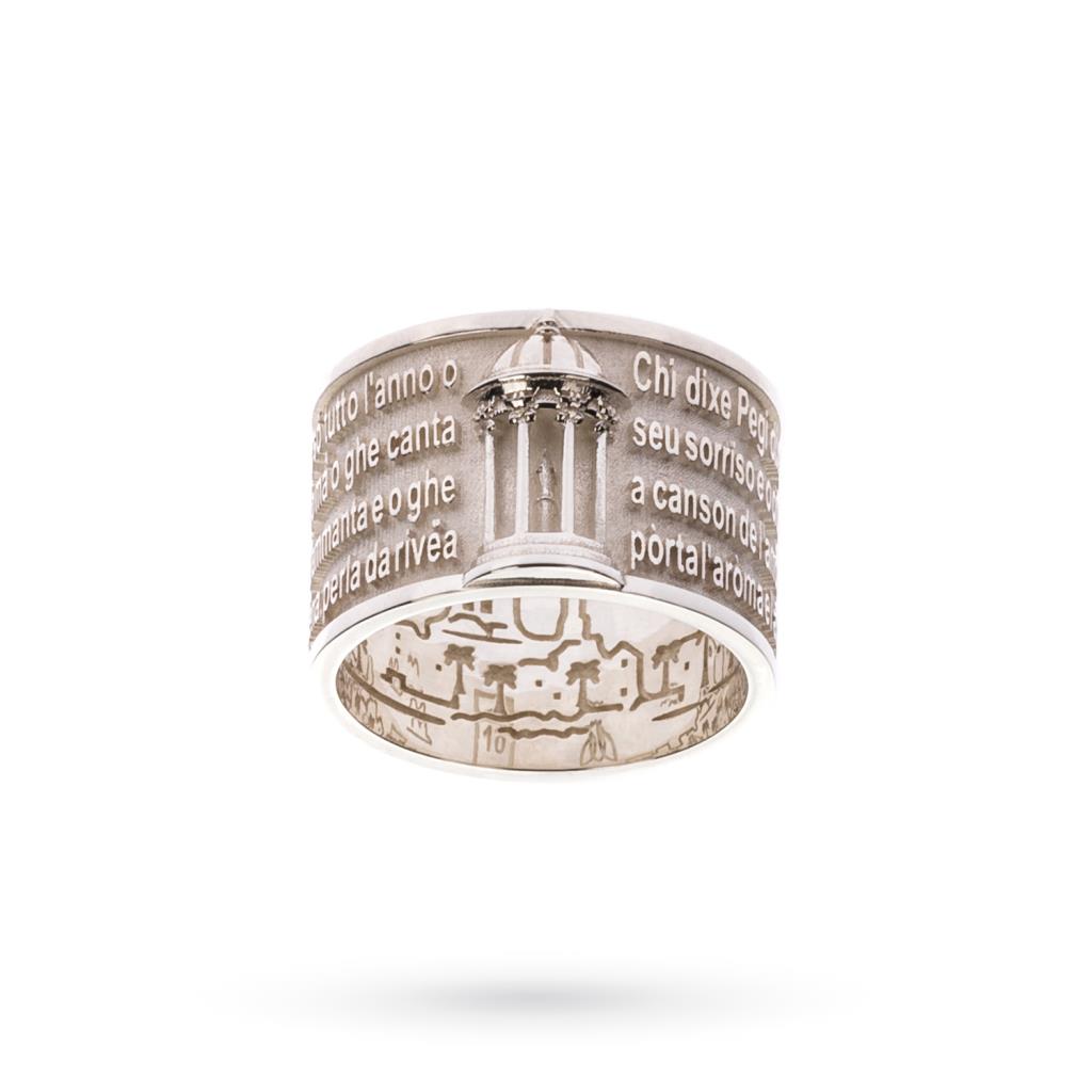 Pegli ring with poetry Lyric Collection - CICALA