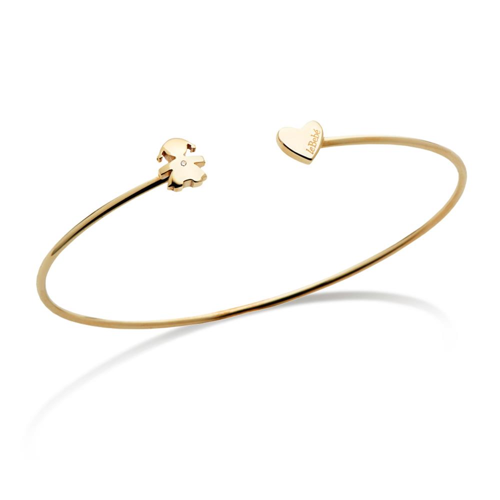 LeBebè LBB721 gold bracelet girldiamond - LE BEBE