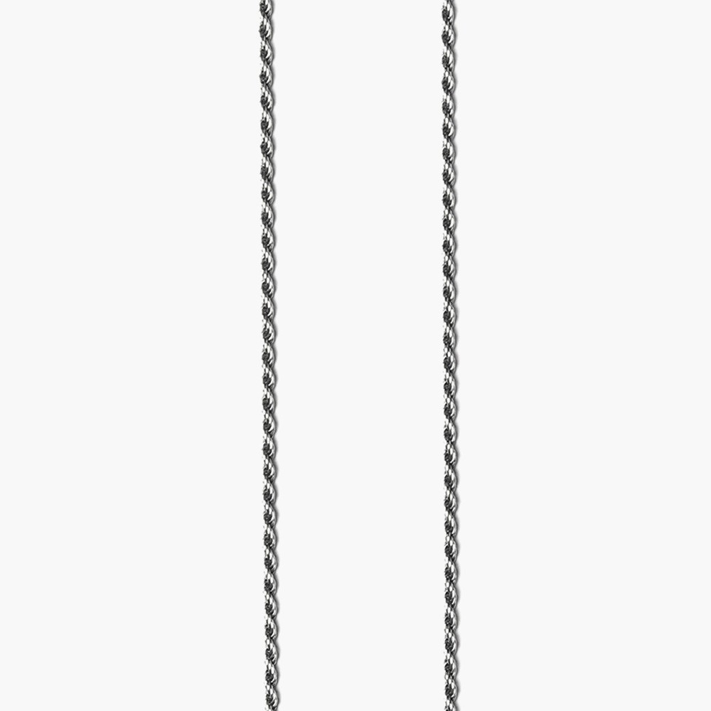  Collana Corda 040 Argento Brunito Nove25 - NOVE25