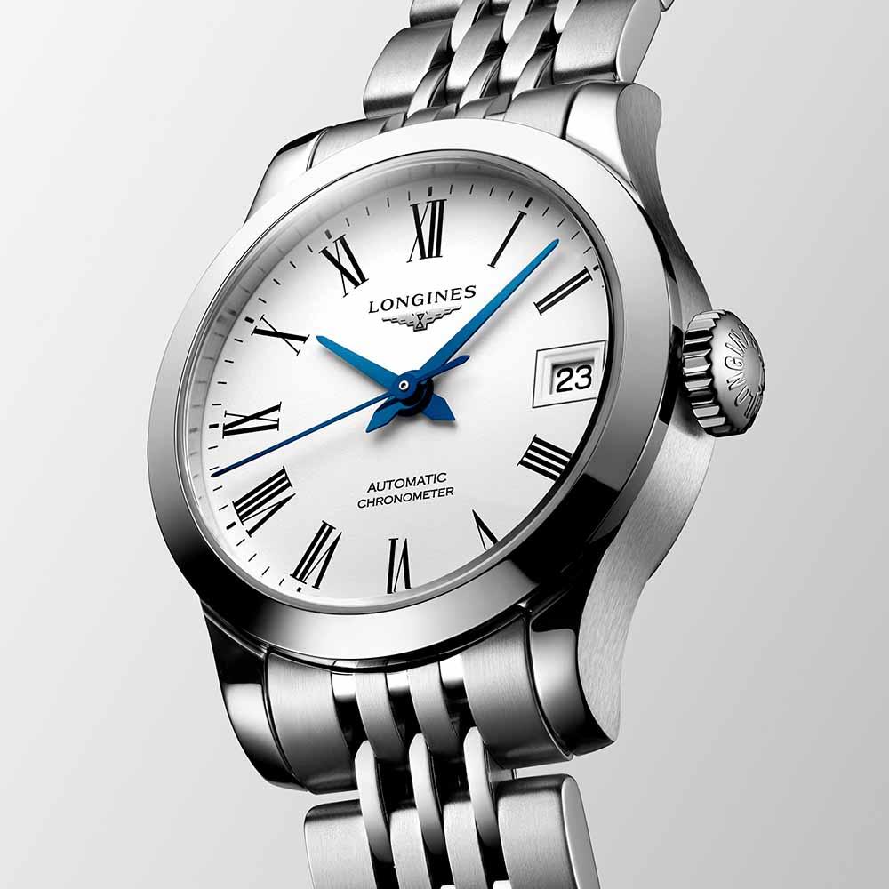  Longines Record L2.320.4.11.6 Automatico 26 mm - LONGINES