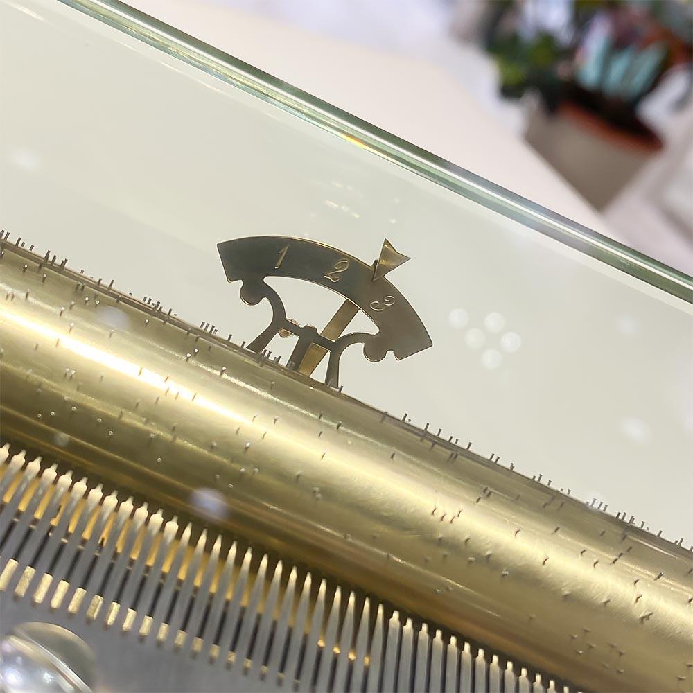  Carillon Reuge Music Dauphin cristallo tastiera 144 note - REUGE MUSIC