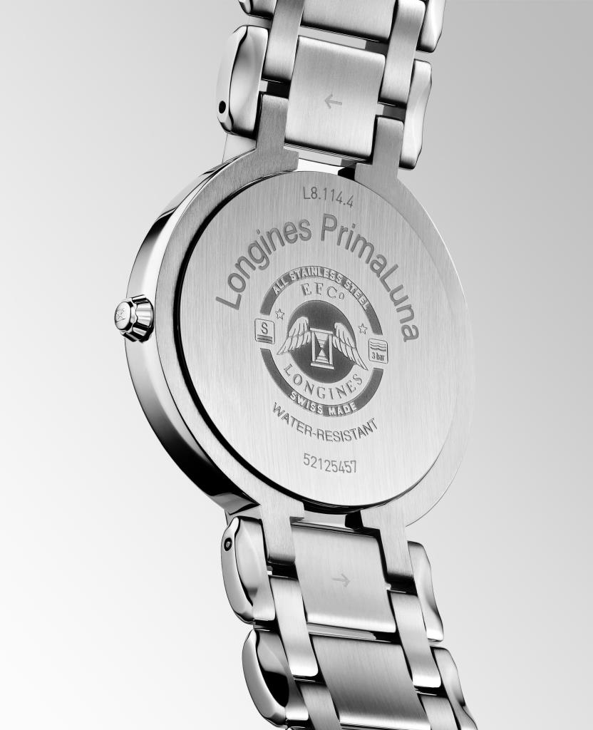  Longines PrimaLuna L8.114.4.71.6 quartz stainless steel 34,00 mm - LONGINES