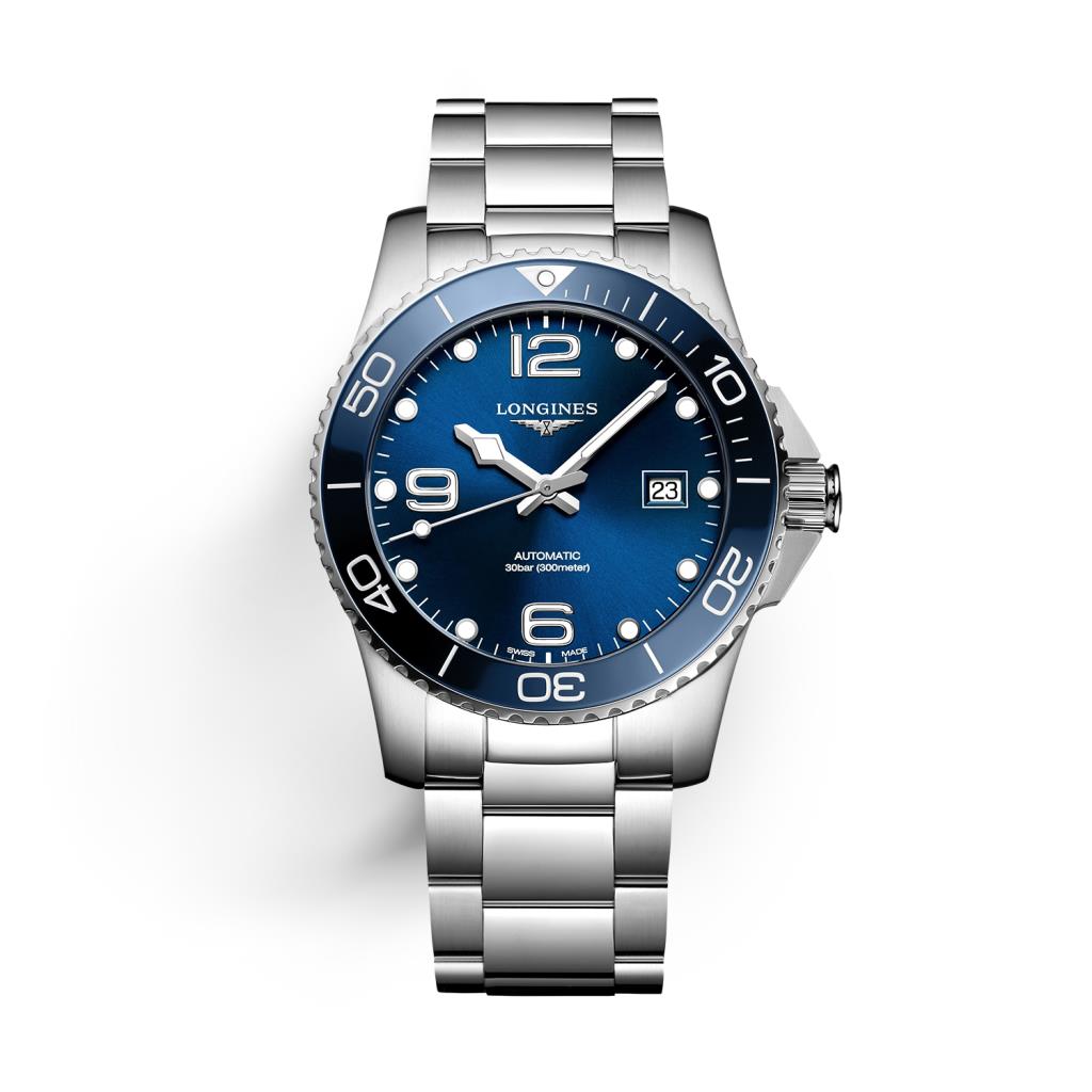 Longines Hydroconquest L3.781.4.96.6 automatic stainless steel 41,00 mm - LONGINES
