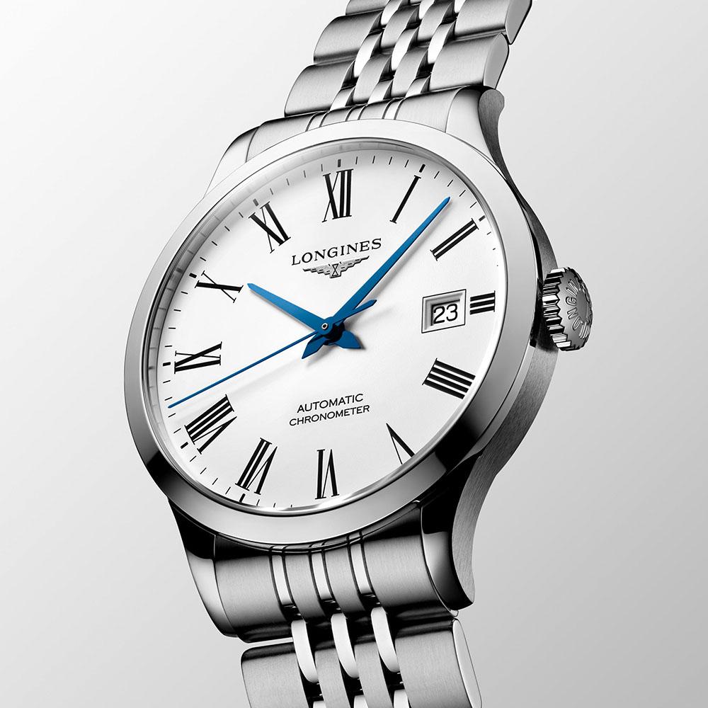  Longines Record L2.820.4.11.6 Automatico 38.50 mm - LONGINES