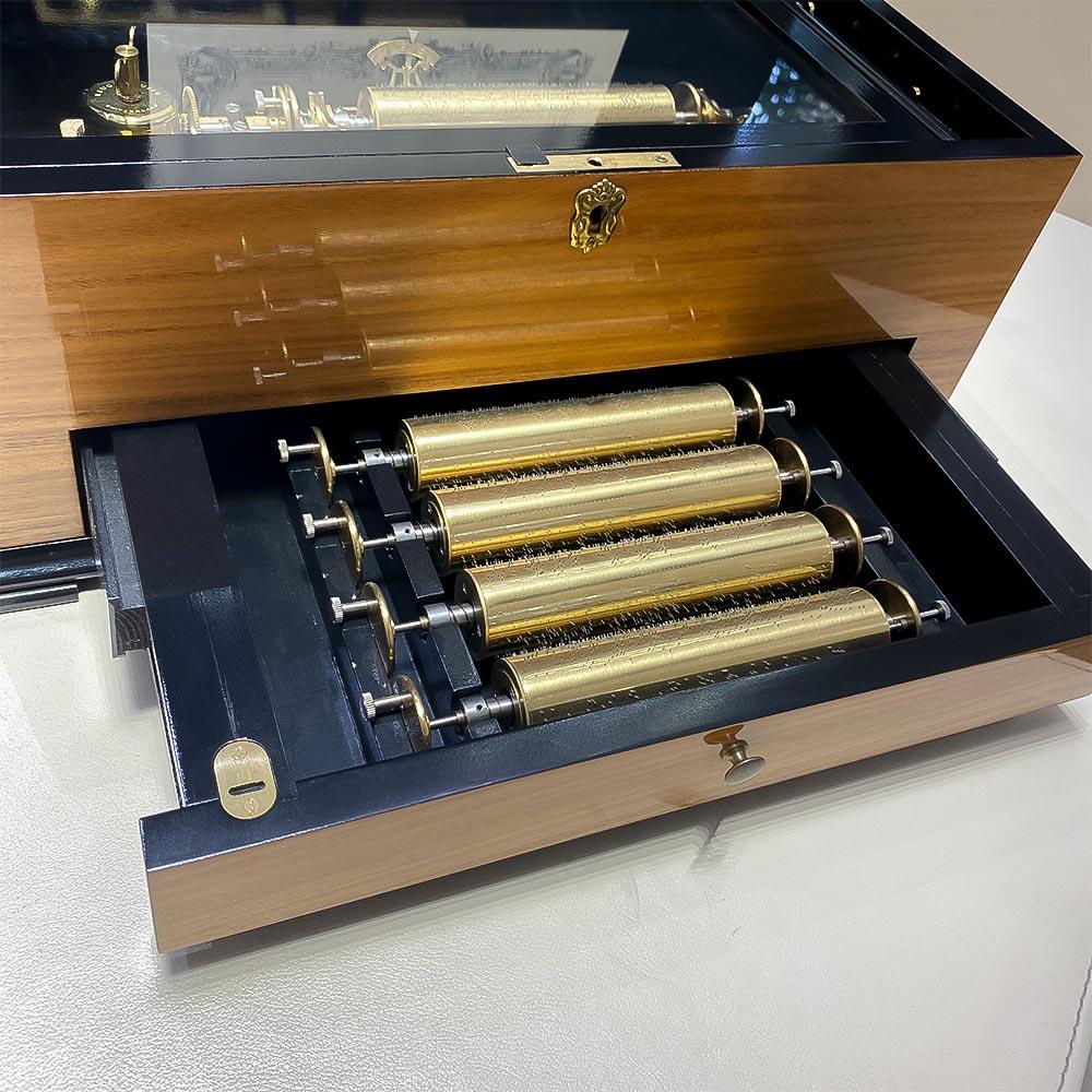  Carillon legno Reuge Music 5 rulli 15 melodie - REUGE MUSIC