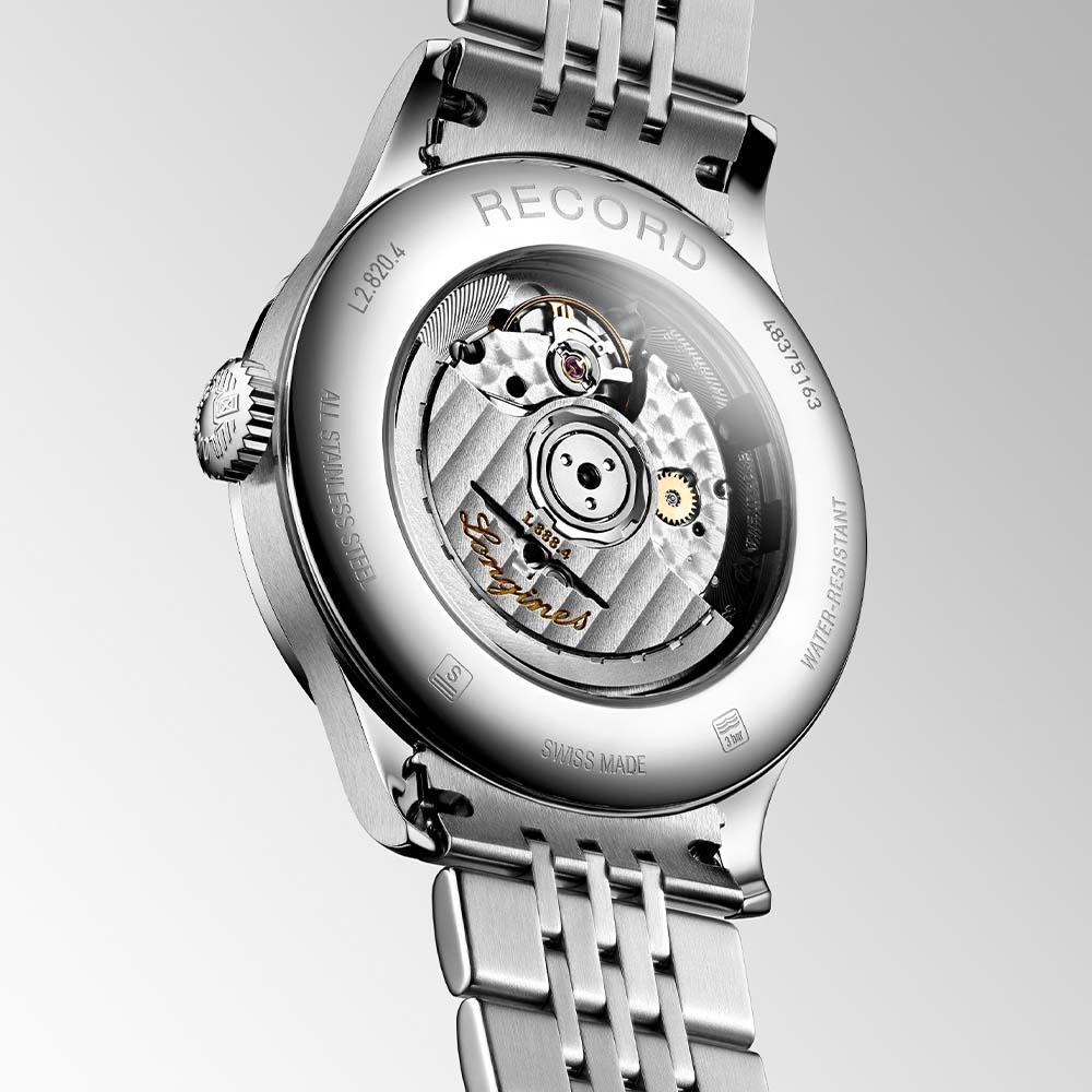  Longines Record L2.820.4.57.6 Automatic 38.50 mm - LONGINES