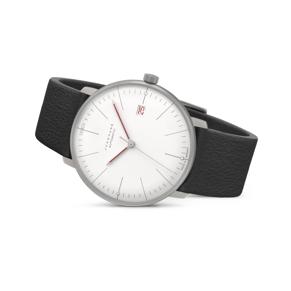  Junghans max bill Automatic Bauhaus 27-4009.02 Bianco 38,0 mm - JUNGHANS