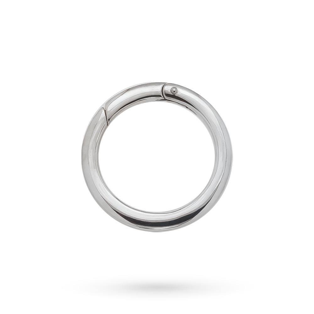 Portachiavi anello in argento Ø 37,5 mm - LUSSO ITALIANO