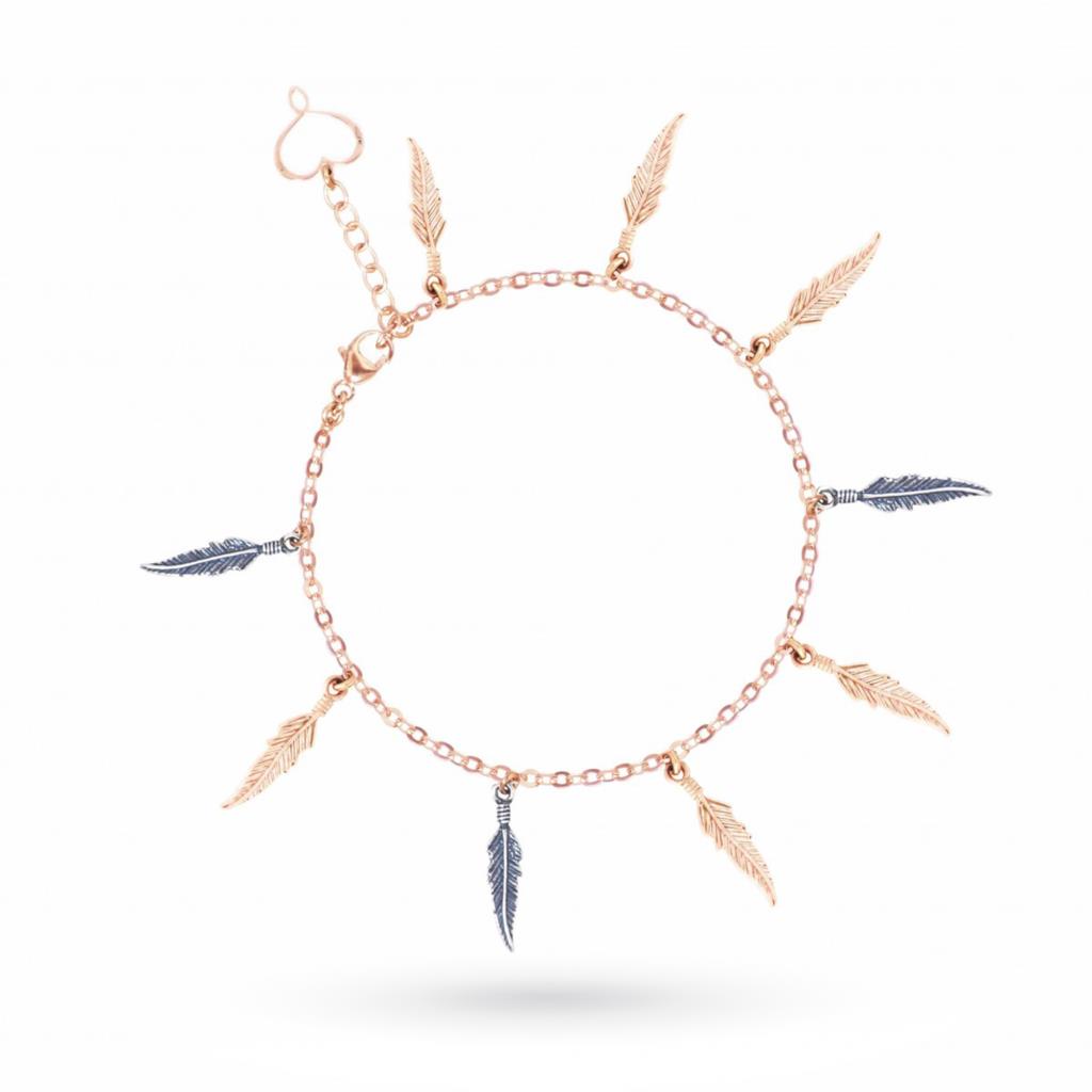 Bracciale piume pendenti Maman et Sophie BRPIU9 - MAMAN ET SOPHIE