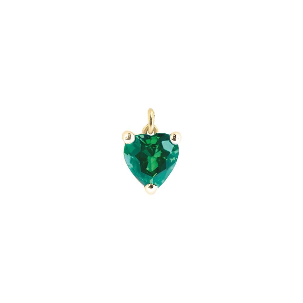 18kt yellow gold Emerald pendant Dedie - DEDIE
