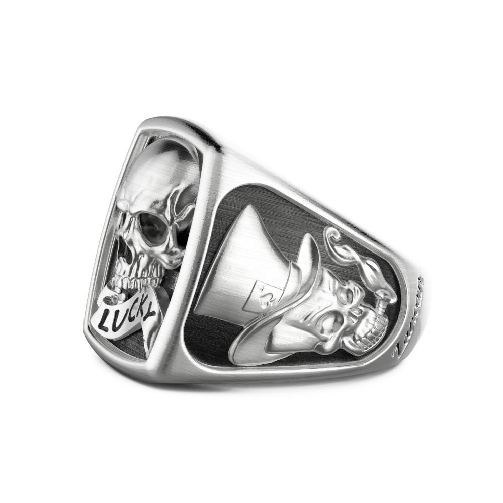  Anello uomo Zancan EXA137 argento teschio - ZANCAN