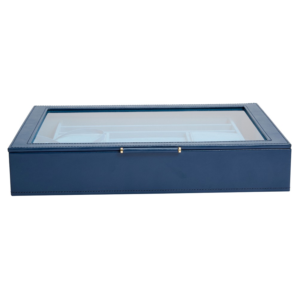  Wolf Jewellery Box with Window - Indigo - WOLF
