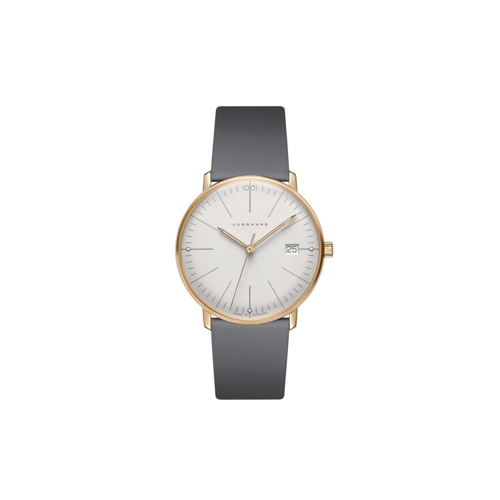 Junghans max bill Damen 47-7854.02 Grigio-PVD Giallo 32,7 mm - JUNGHANS