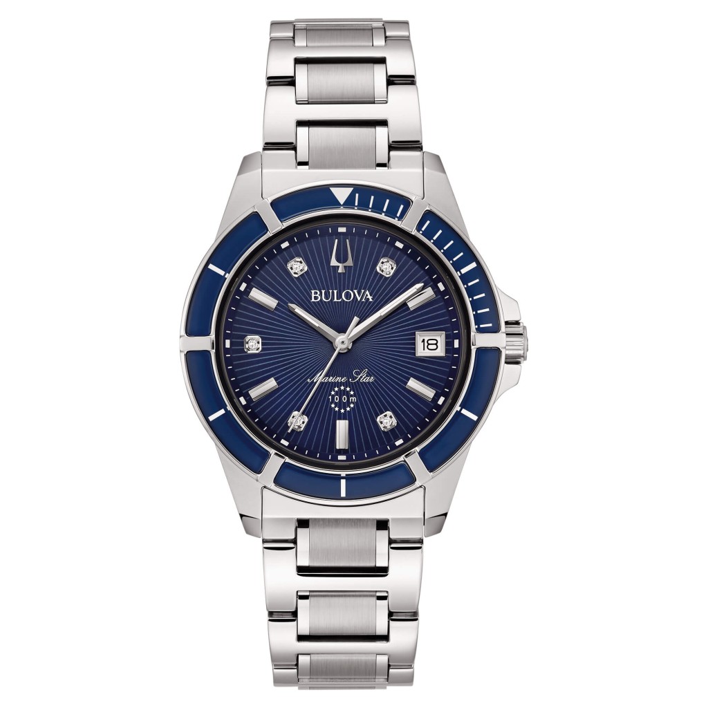 Bulova Marine Star 96P237 Orologio donna Al Quarzo 34 mm