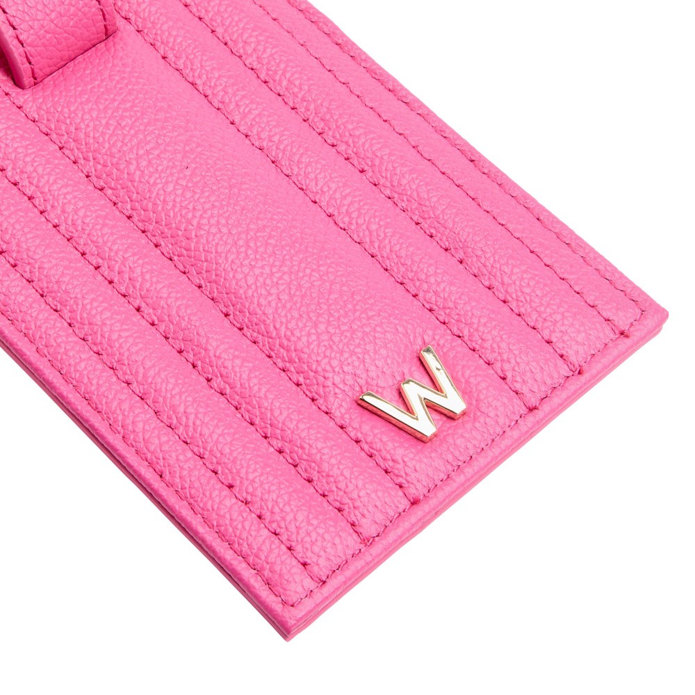  Wolf Luggage Tag - Pink - WOLF