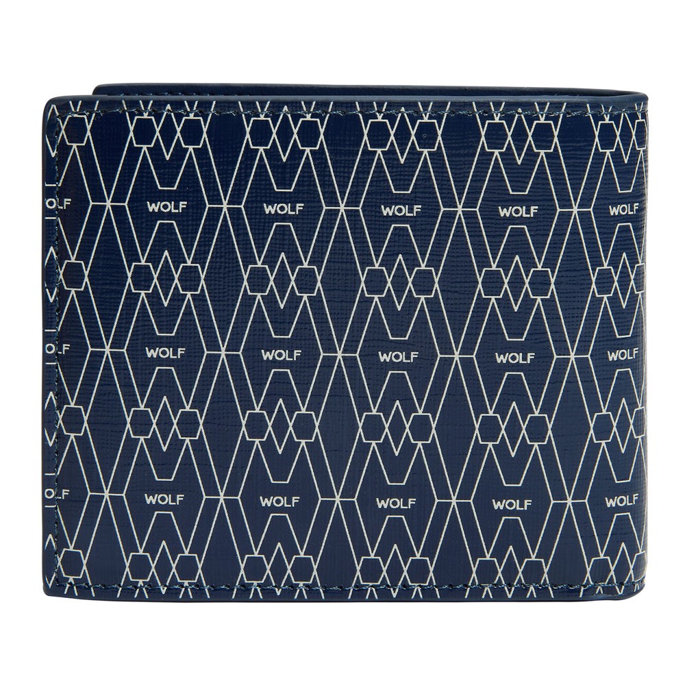  Wolf Billfold and Coin Wallet - Blue - WOLF
