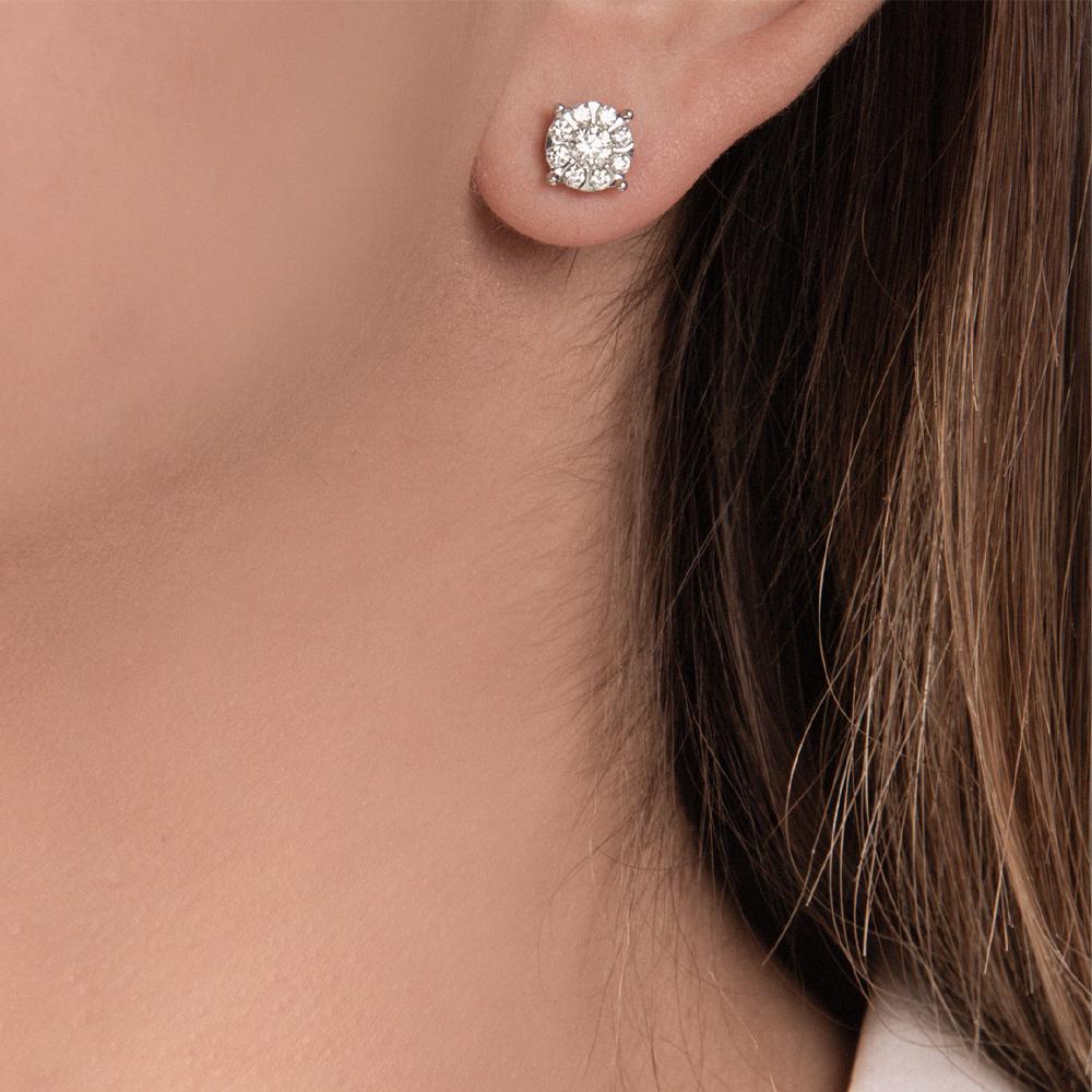  Orecchini oro bianco diamante multipietra 0,84ct Mirco Visconti - MIRCO VISCONTI