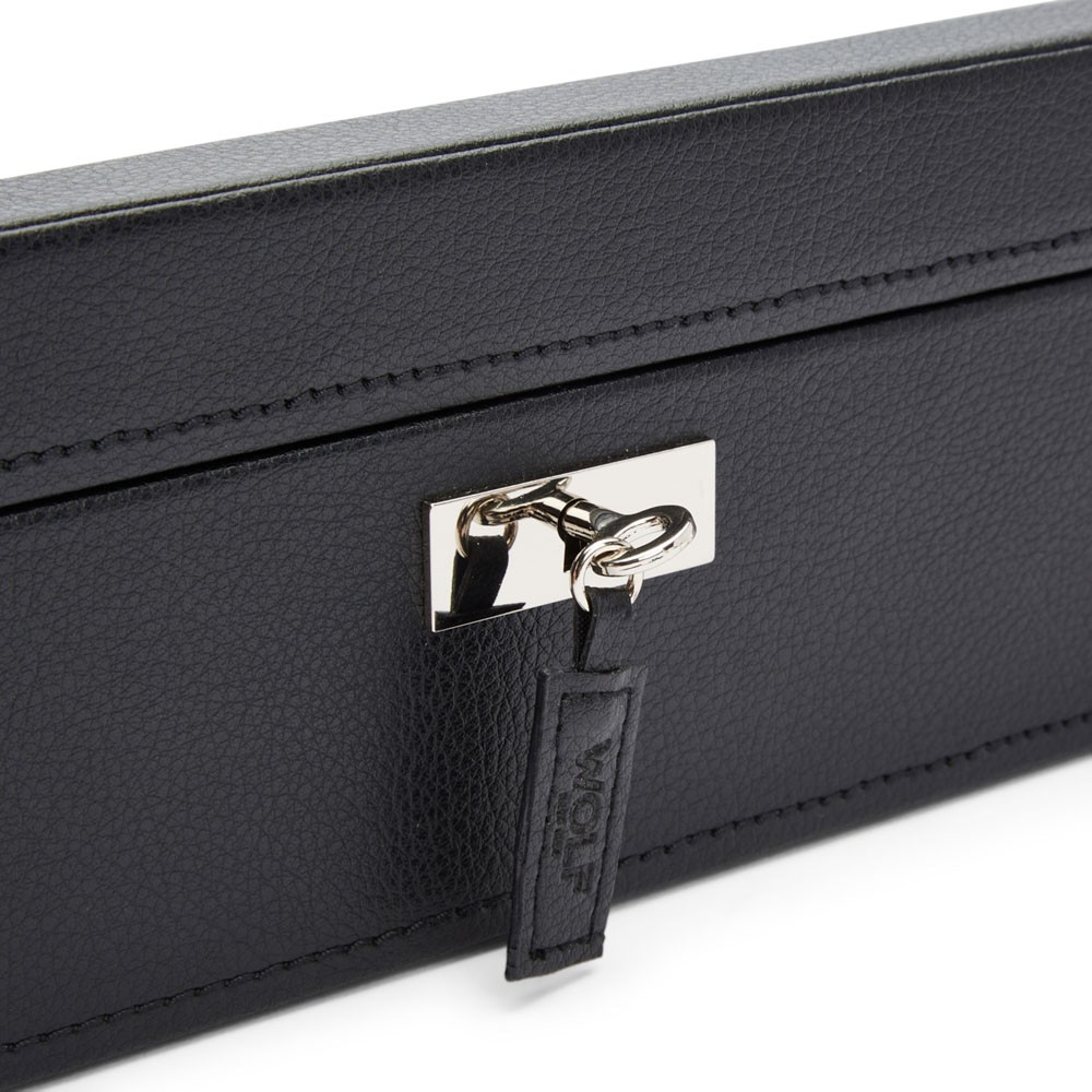  Scatola porta orologi da 8 pezzi - Nero - WOLF