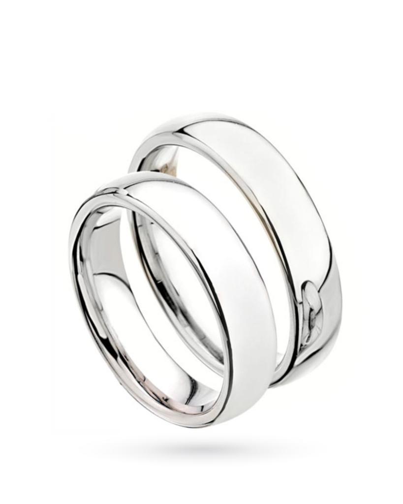  18kt gold wedding band Lenval Comfort XL size 7-17 - LENVAL