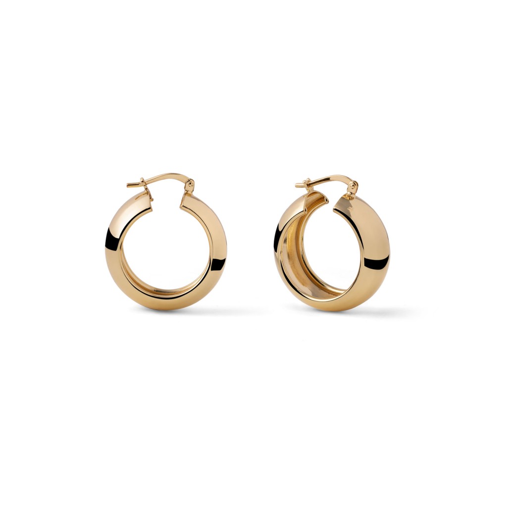 Orecchini Unoaerre 2691 cerchi dorati 2,3 cm - UNOAERRE