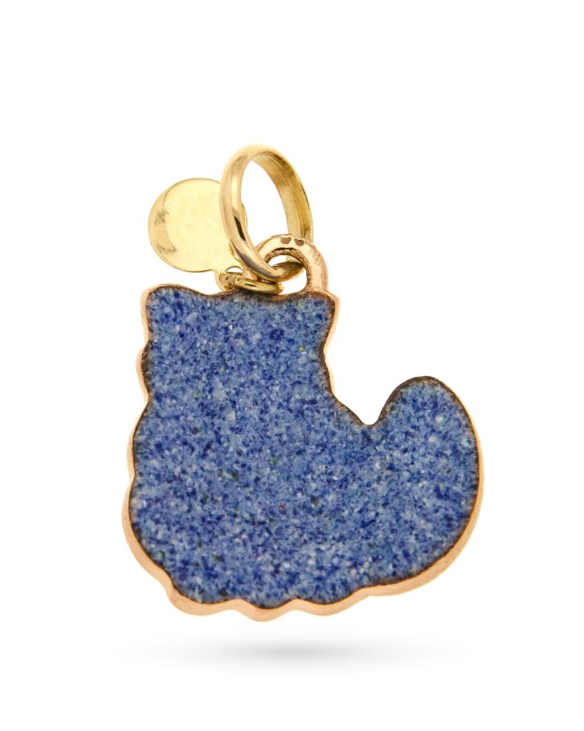  Custom made charm with cat Gabriella Rivalta - GABRIELLA RIVALTA