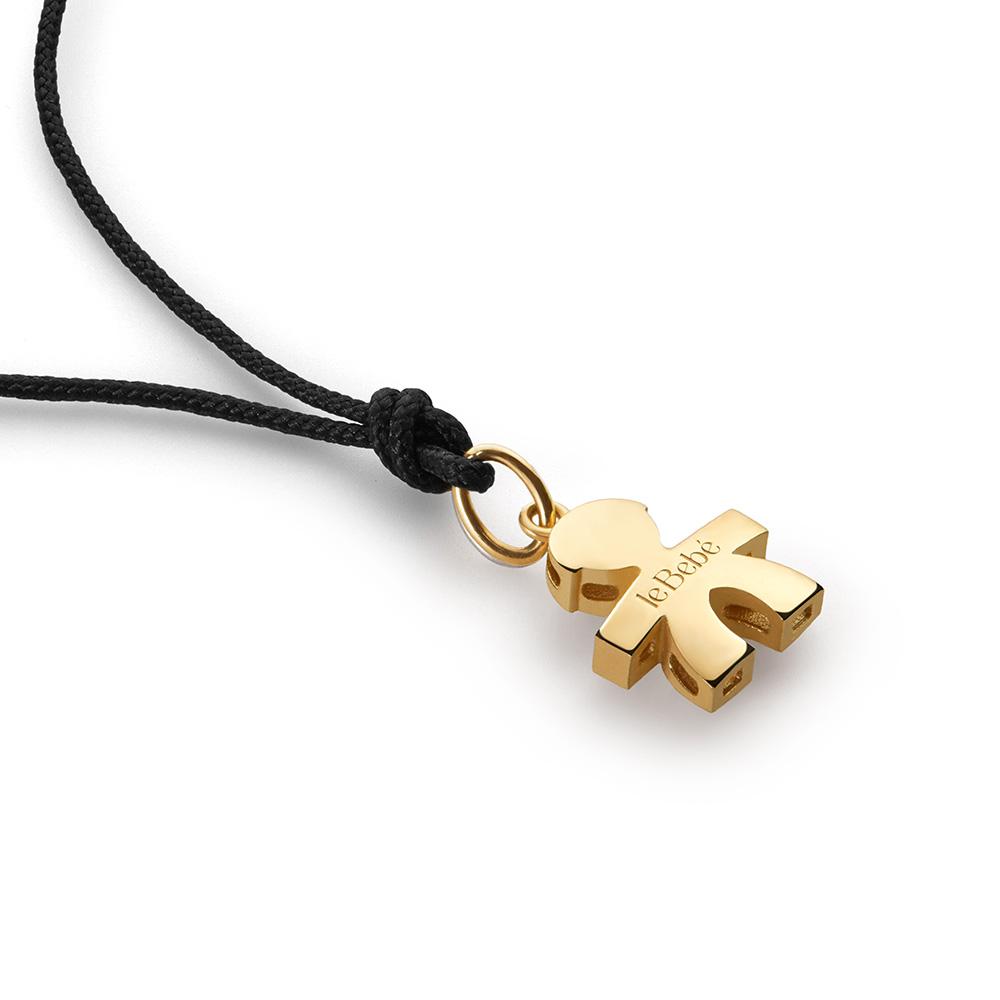 Ciondolo sagoma bimbo oro giallo 18kt