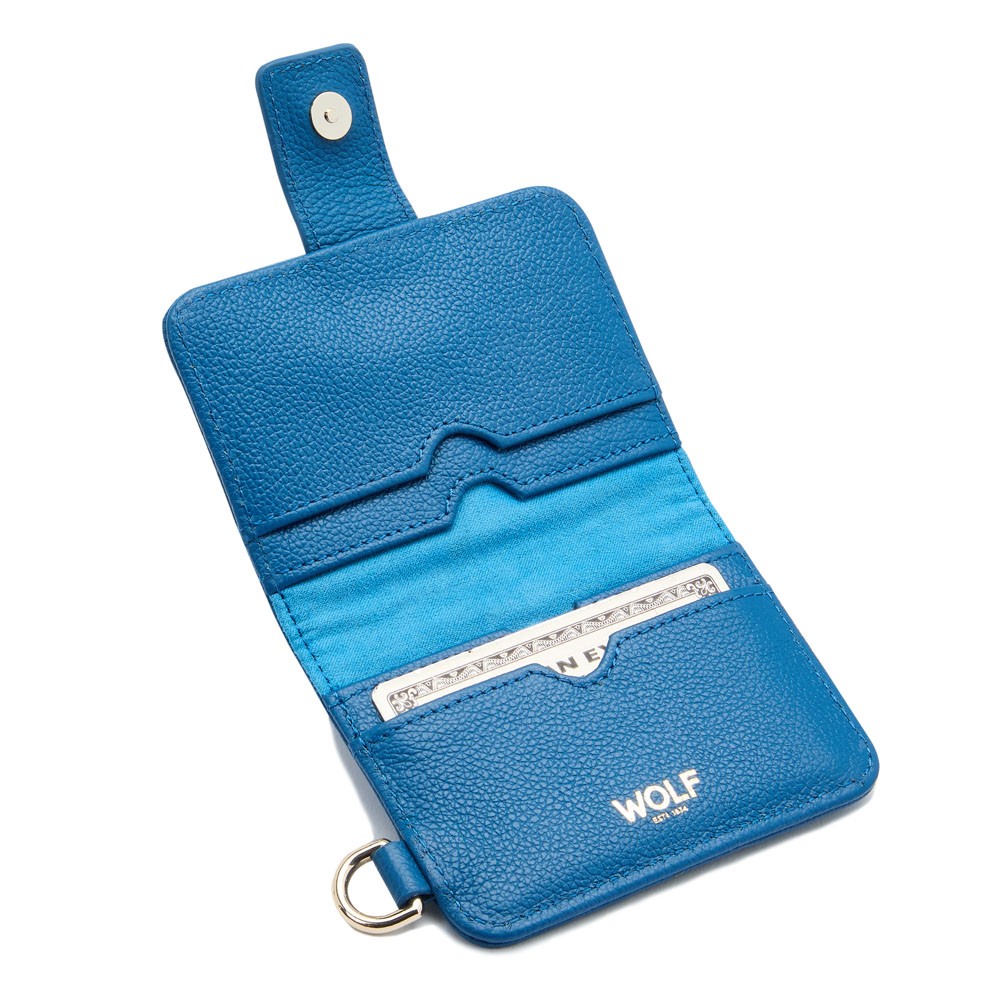  Wolf Credit Card Holder with Wristlet - Marine - WOLF