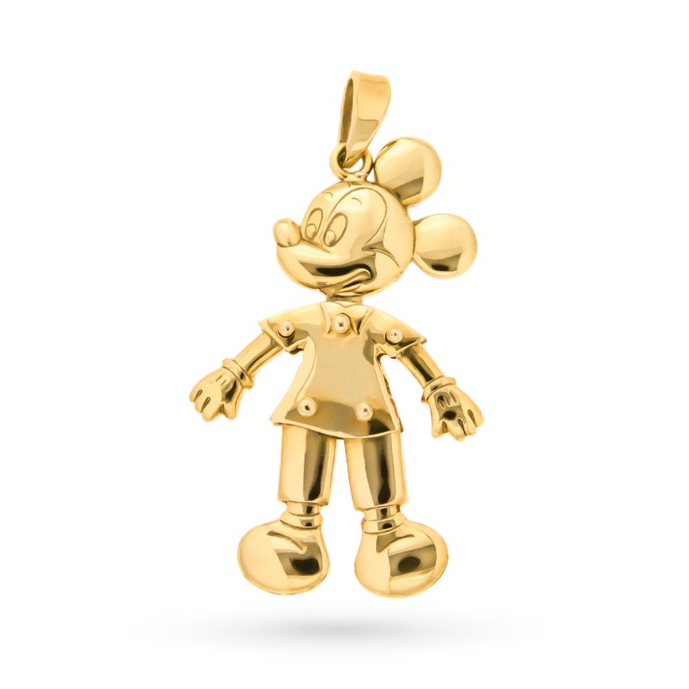 Walt Disney Mickey Mouse Charm 18kt Yellow Gold - LUSSO ITALIANO