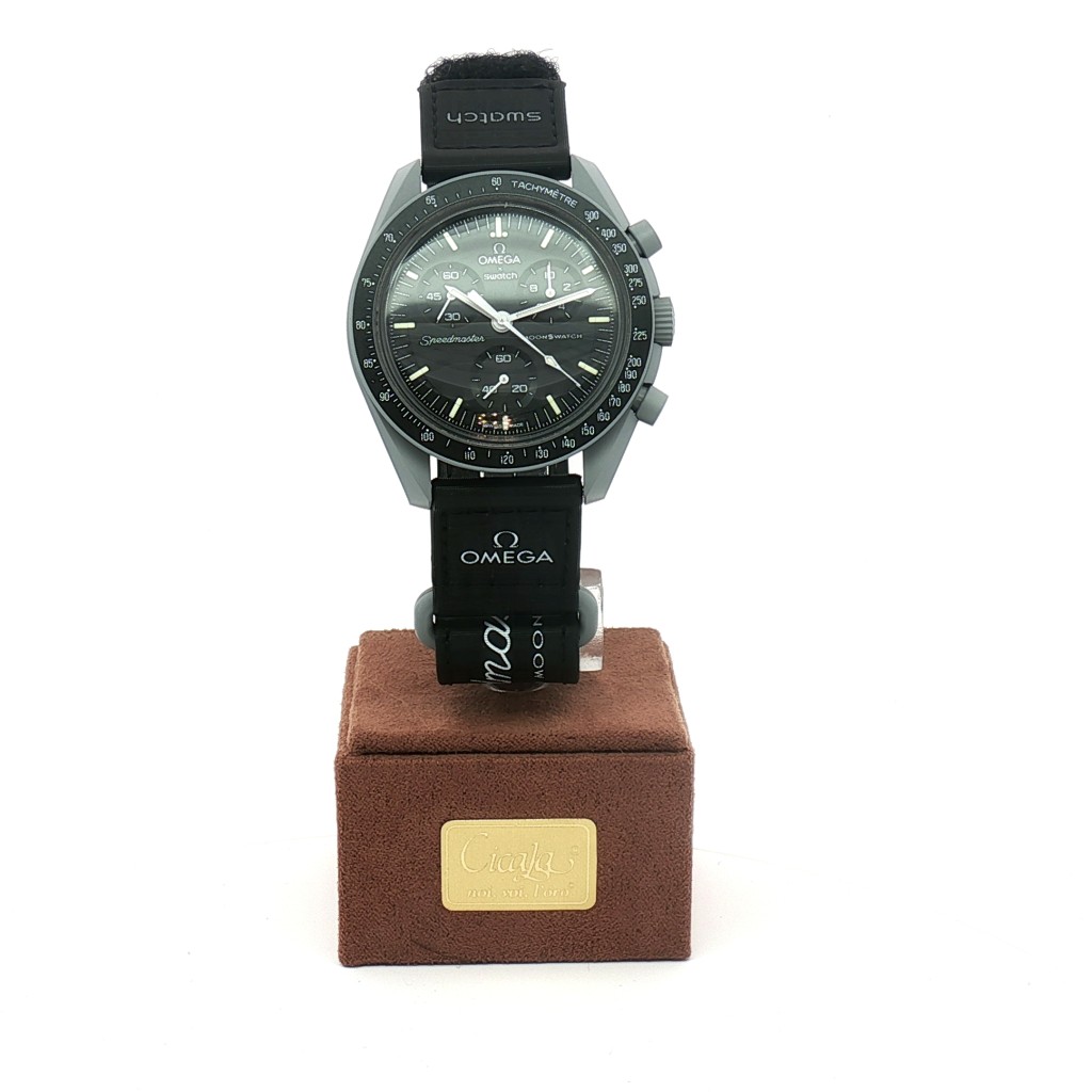  Swatch MoonSwatch SO33M100 Al Quarzo Nero 42 mm - SWATCH