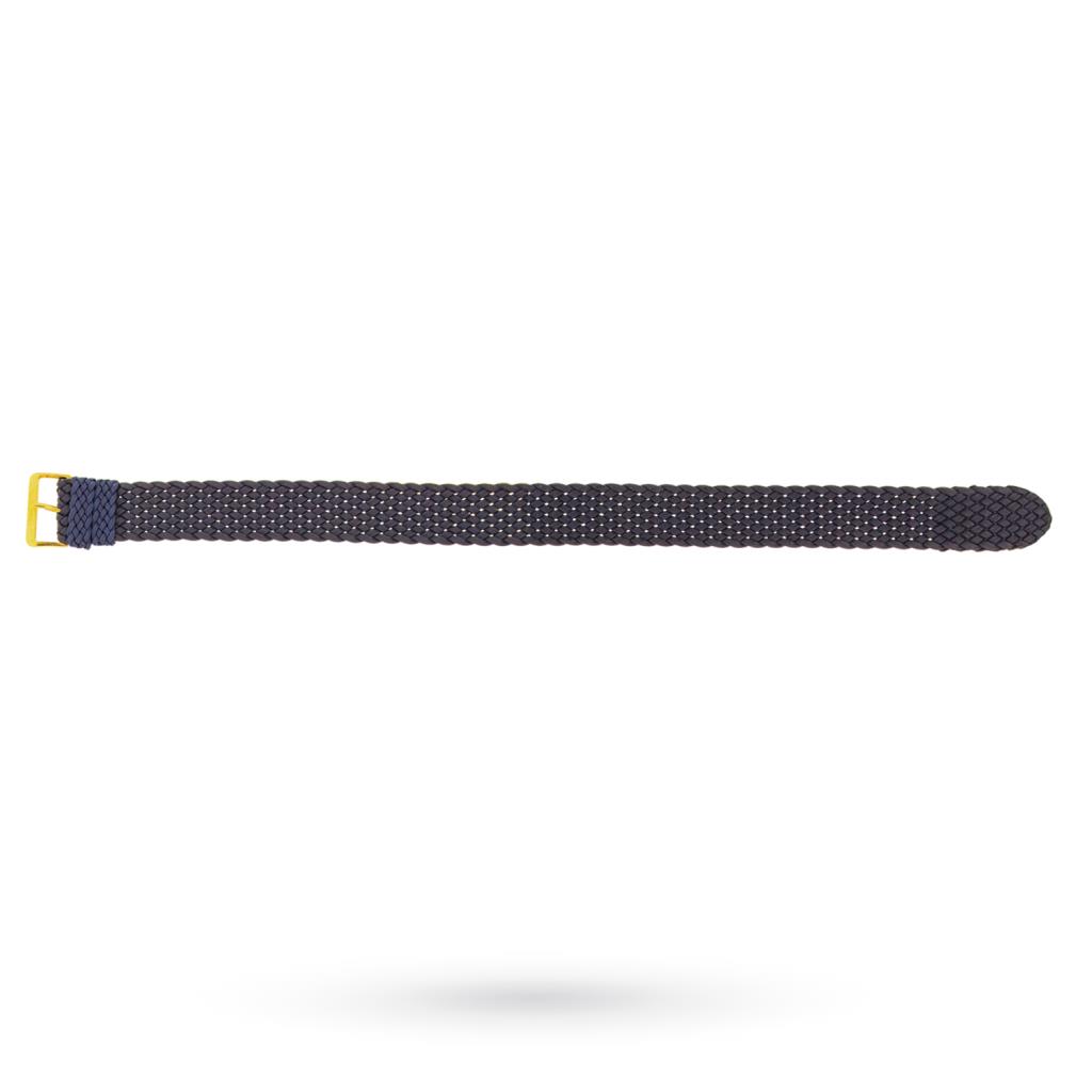  Blue nylon fabric strap 12mm golden buckle - 