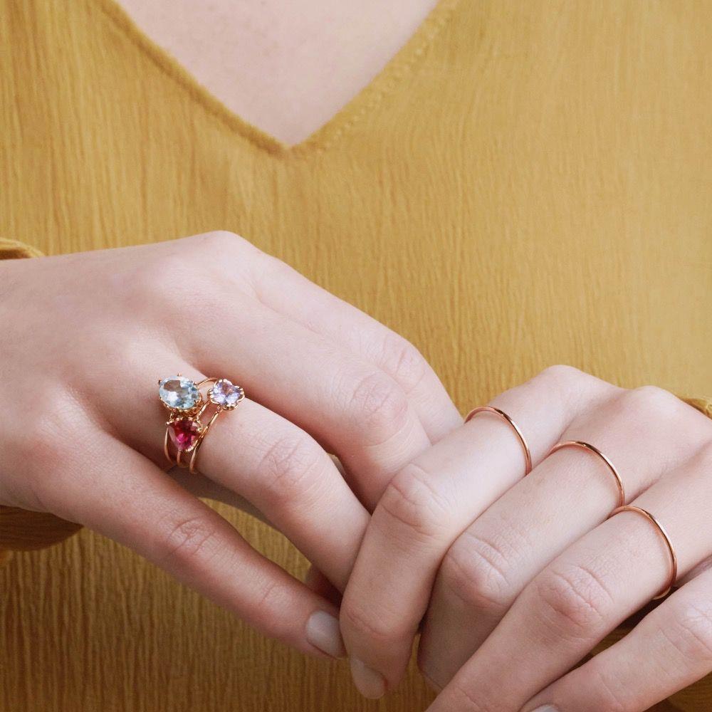  Anello tanzanite taglio brillante Maman et Sophie ANMANTZA - MAMAN ET SOPHIE