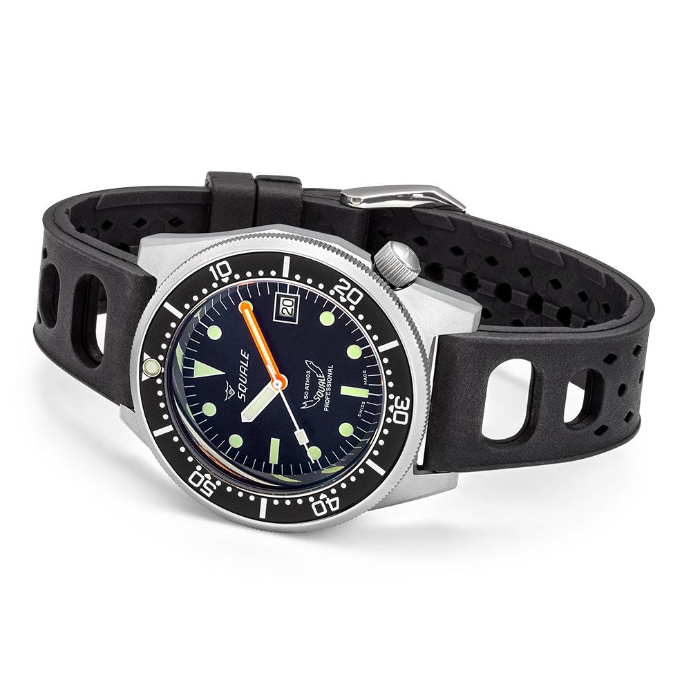  Squale 1521 Black Blasted 1521BKBL.NT 42,00 mm - SQUALE