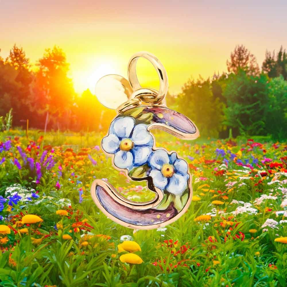  Ciondolo Iniziale S Gabriella Rivalta Non ti scordar di me - GABRIELLA RIVALTA