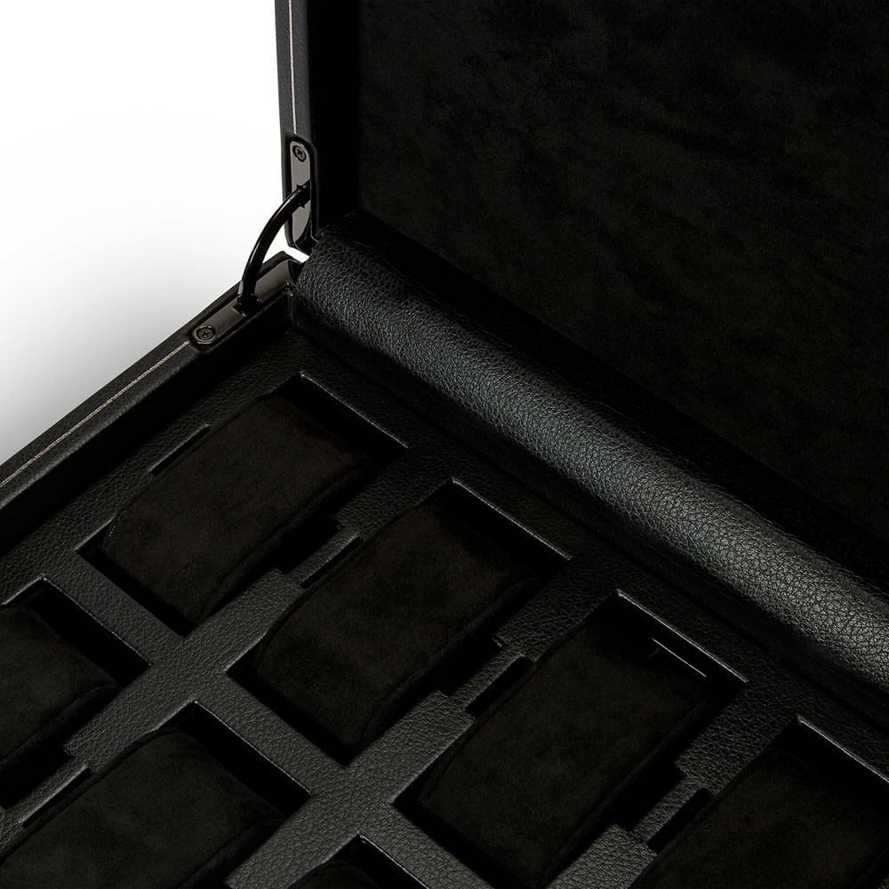  Scatola porta orologi da 8 pezzi - Nero - WOLF