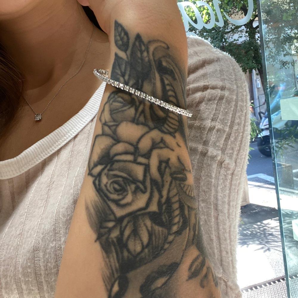  White gold diamond tennis bracelet 1,06ct G VS Mirco Visconti - MIRCO VISCONTI