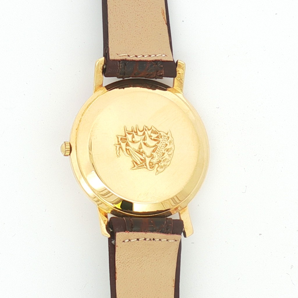  Longines Flagship 350 Oro giallo 18kt Automatico Silver 35 mm - LONGINES