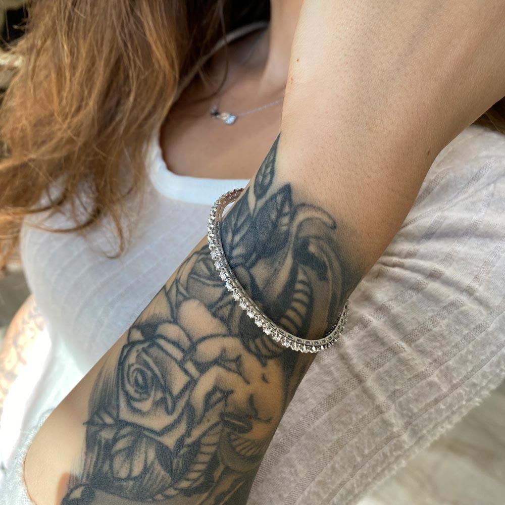  White gold diamond tennis bracelet 1,87ct G VS Mirco Visconti - MIRCO VISCONTI