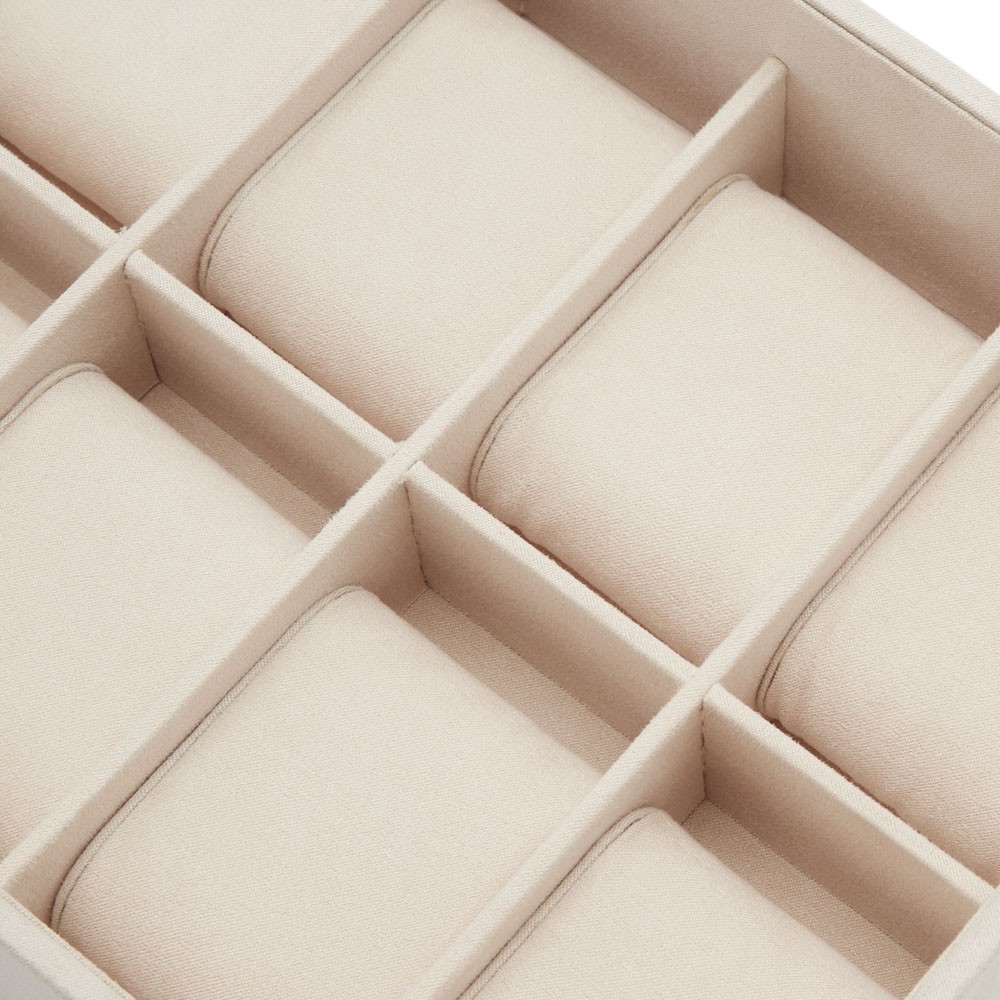  Vassoio per 12 orologi - Beige - WOLF