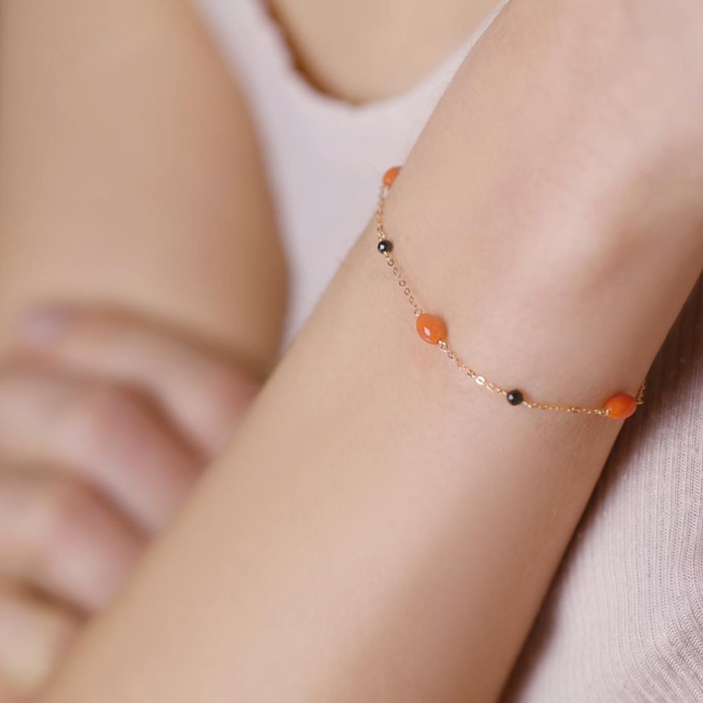  Coral and spinel bracelet Maman et Sophie BPPTACOS - MAMAN ET SOPHIE