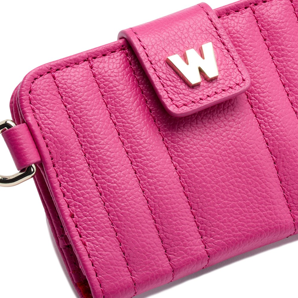  Wolf Credit Card Holder with Wristlet - Pink - WOLF