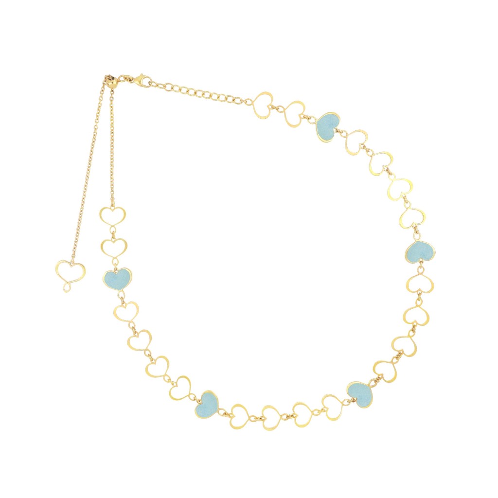 Maman et Sophie GHMAMGI54 Maman 925 Silver Gold Choker - MAMAN ET SOPHIE